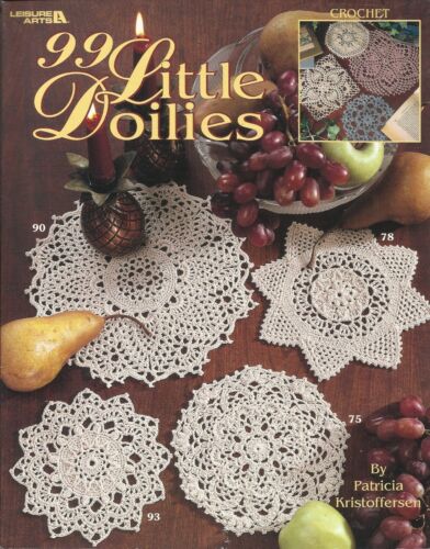 99 Little Doilies Patricia Kristoffersen Doily Crochet Pattern Book LA #3228 NEW - Picture 1 of 2