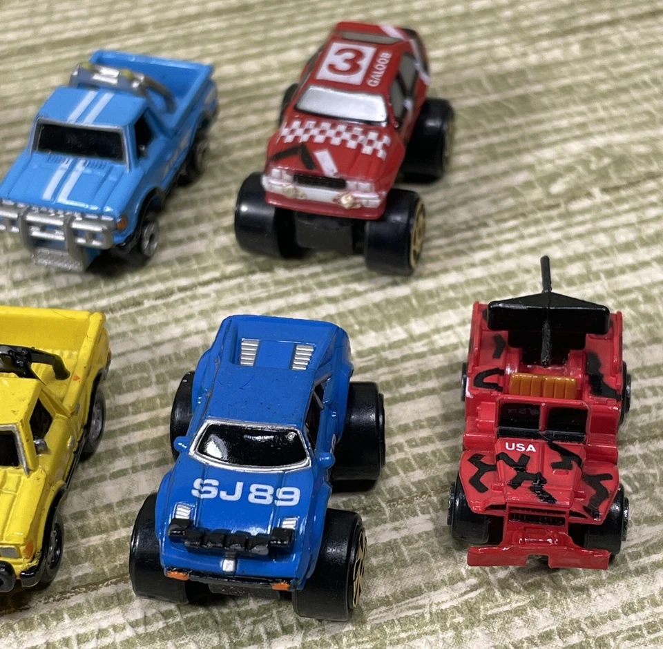 Galoob Micro Machines 1980-е Пикапы Джипы Винтажные Миниатюрные Автомобили Лот из 9 - Изображение 4 из 4