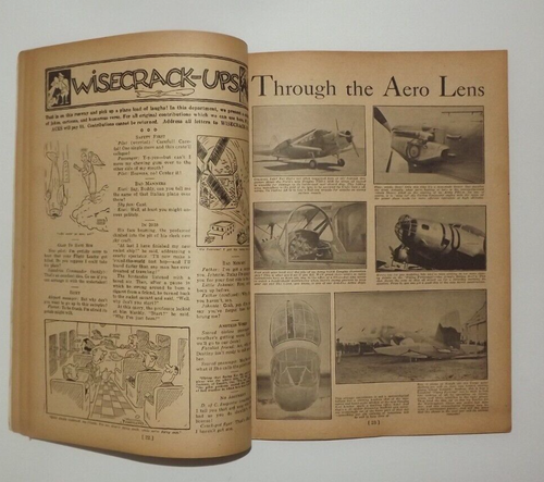 Vintage Flying Aces Dezember 1938 Magazin If Japan Bombs "Wladiwostok" & Modellplan - Bild 11 von 14
