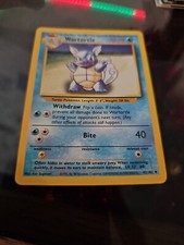 Pokémon TCG Wartortle Base Set 42/102 Regular Shadowless Uncommon WOTC VINTAGE