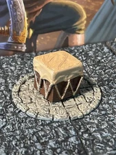 Tarped Medium Wood Crate painted miniature Dungeons & Dragons D&D terrain TTRPG