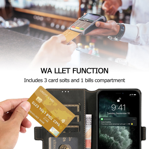 Folding Leather Wallet Card Pocket Case For iPhone 15 14 13 12 11 Pro Max X 7 8 - Imagen 42 de 60