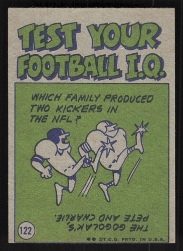 1972 Topps Football 1-132 See Scans SET BREAK Most are EX/NM/MT Pack Fresh! - Picture 333 of 357