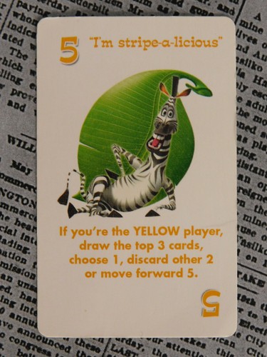 Replacement Card for Sorry! Madagascar Game (ONE CARD, Your Choice) - Picture 11 of 23