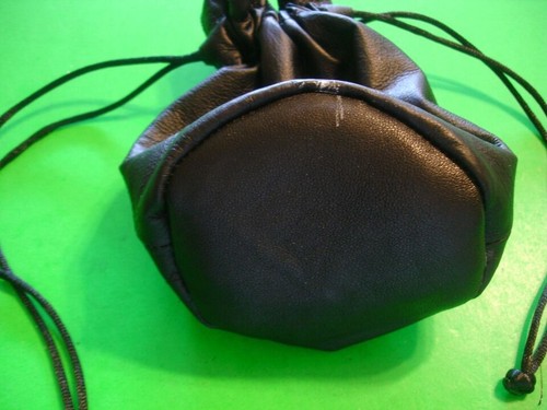 Medieval Leather Pouch Drawstring Waist Bag YOU Pick size & color Coins Key USA - Picture 9 of 92