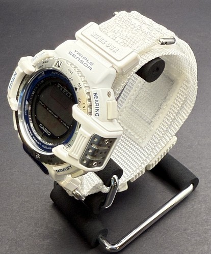 Casio Protrek Pro Trek PRT-40 White HR-V Limited Edition Qz Uhr Selten - Rang S - Bild 5 von 24