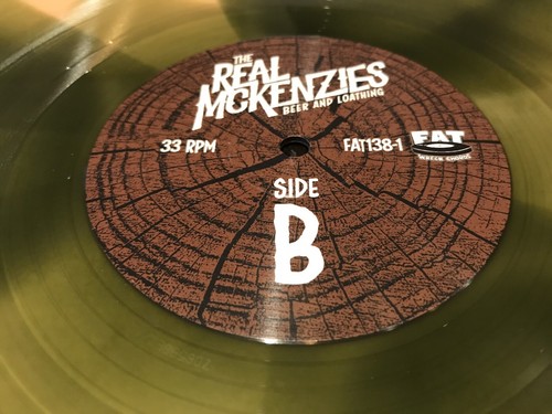 REAL McKENZIES Beer And Loathing LP Vinyl-Flogging Molly Dropkick Murphys NOFX - Picture 7 of 9