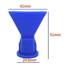 Wave Shape Cone Nozzle Spray Tip Blue Replacement Spare Part Glue Tool Accs for
