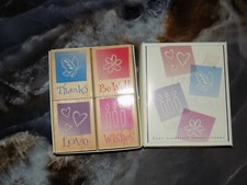 HERO ARTS WISHES RUBBER STAMPS LOVE, THANKS, WISHES, BE WELL NEW