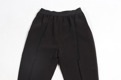 CELINE BLACK WOVEN SLIM LEG PANTS FR 36 UK 8 - Picture 3 of 5