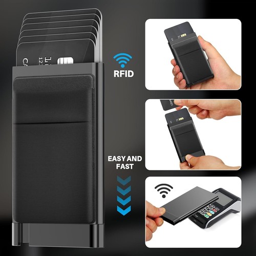 Ekster Style Aluminum Card RFID BLOCKING Wallet - Black - New SEALED USA SELLER - Picture 7 of 9