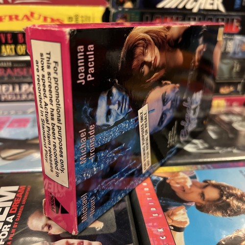 There's Nothing Out There 1991 Black Ice 1992 VHS Tested Screener Sleazy Horror - Picture 5 of 12
