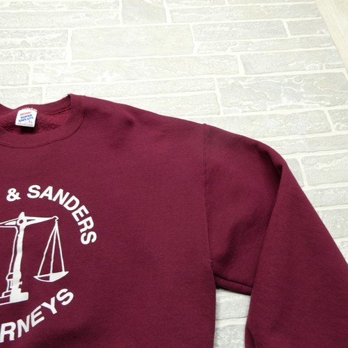 VINTAGE Jerzees pull adulte XL elfe et sanders avocats col rond sweat - Photo 7/10