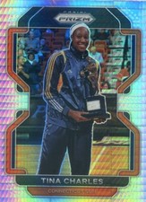 2022 Panini Prizm WNBA TINA CHARLES #200 HYPER PRIZM TROPHY CARD SUN ACES