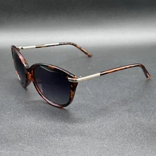 Steve Madden Performance Oversized CatEye Sunglasses Tort Polarized Gradient VGC