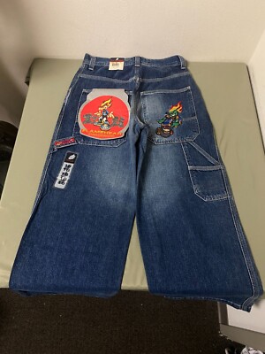 1990~2000s JNCO FLAMEHEAD BAGGY JEANS 刺繍 $_57.JPG?set_id=880000500F