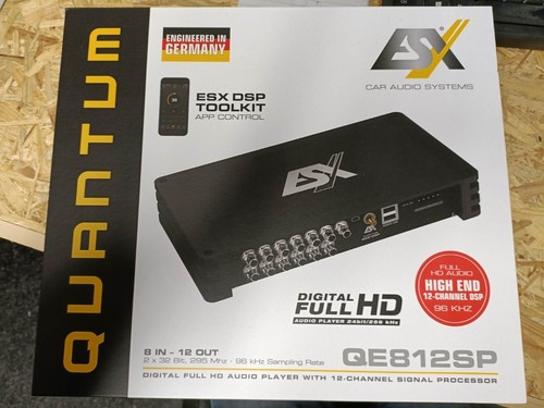 ESX 12ch DSP with HD Audio Player and Digital Remote QE812SP with RC-QE LATEST - Picture 15 of 20