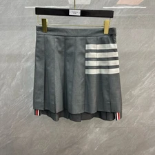 Thom Browne Women's Four-bar Stripes Skirt Pleated Skirt Set