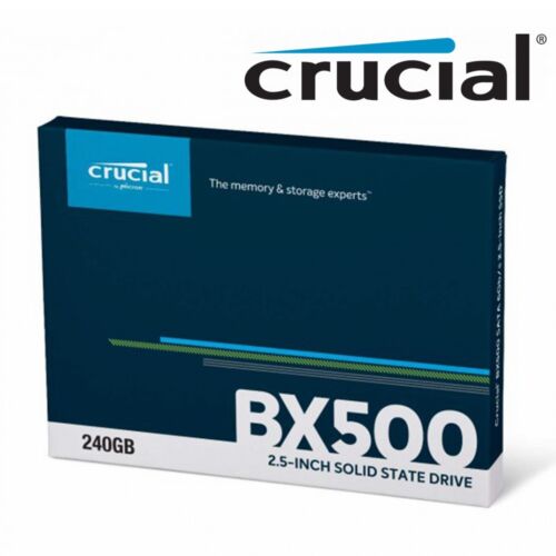 SSD 1T 240GB 480GB 2TB Crucial BX500 Solid State Drive 2.5" SATA III 540MB/s New - Picture 2 of 12