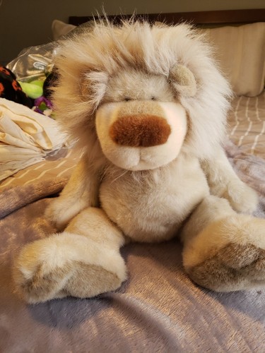 VINTAGE GUND CASANOVA BABY BROWN LION STUFFED ANIMAL PLUSH TOY 12" - Picture 1 of 6