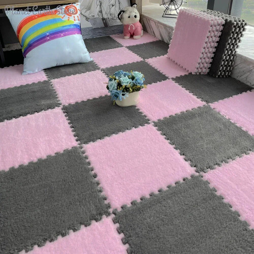 Soft Plush Mat Baby Play Mat Baby Toys Eva Foam Puzzle Carpet Keep Floor Mat - Bild 2 von 34