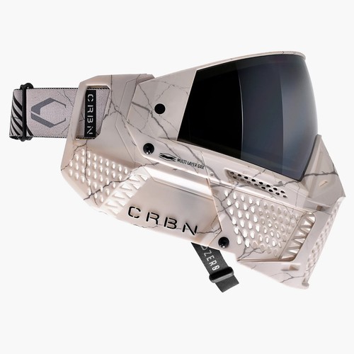 NEW Carbon CRBN Zero GRX Paintball Goggle Mask (Less Coverage) - Fracture Bone - Picture 11 of 21