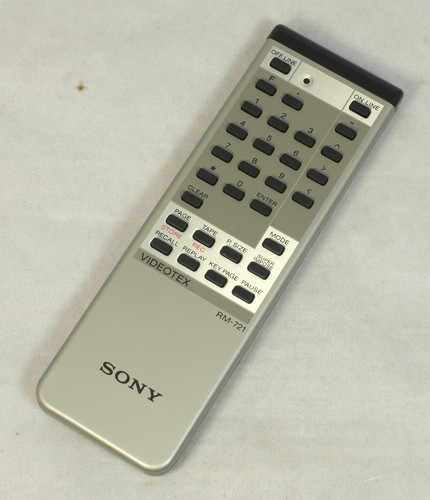 NOS Sony RM-721 Videotex Fernbedienung