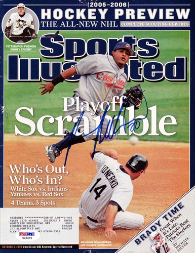 Ronnie Belliard Autographed Sports Illustrated Magazine Indians PSA/DNA #X65039 - Picture 1 of 2