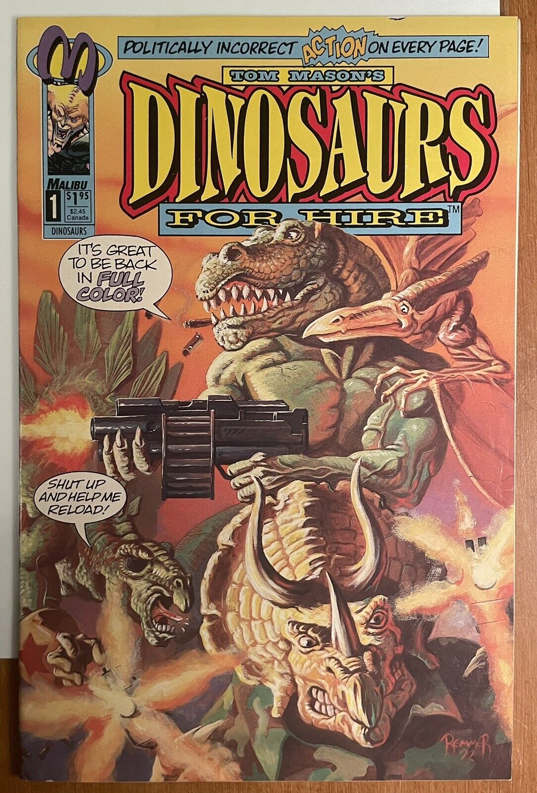 Dinosaurs for Hire Vol. 2 #1 (Malibu Comics, 1993)- VF- Combined Shipping