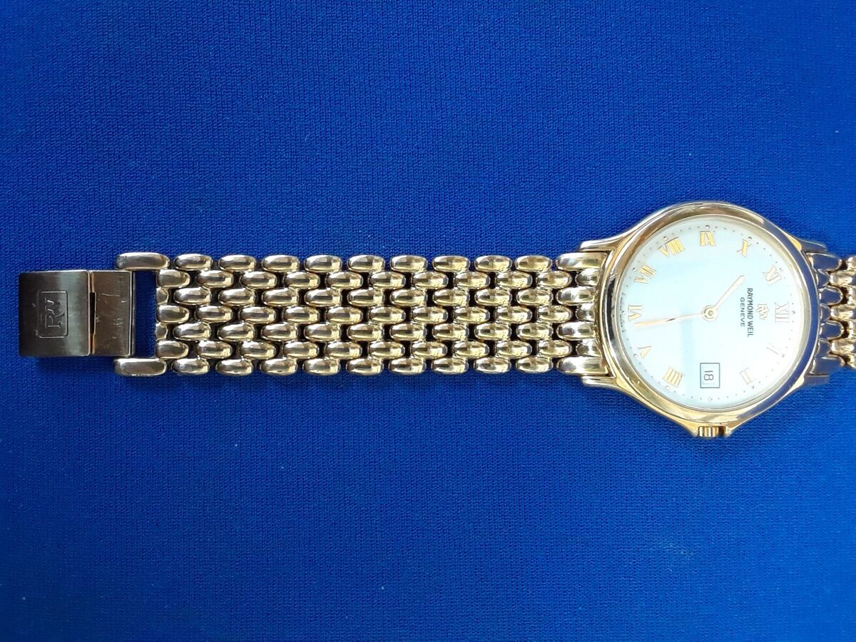 Raymond Weil Men's Watch 5568 Gold Tone Italy numeral Raymond Weil Men's Watch 5568 Gold Tone Italy numeral