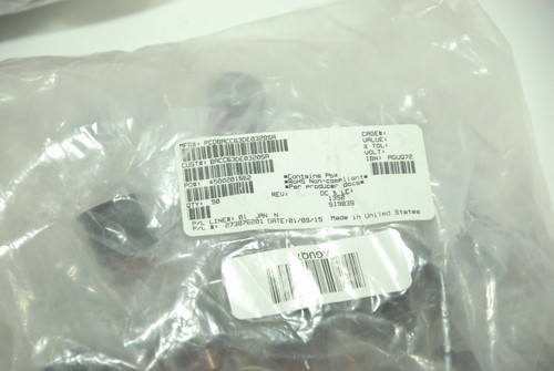 LOT 10 Amphenol Pcd SJS620100 Standard Circular Connector 3P Pin Plug - Picture 4 of 4