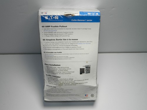 Eaton/Cutler-Martello DPF222RP 60A 2P sezionatore aria condizionata nuovo sigillato - Foto 2 di 4