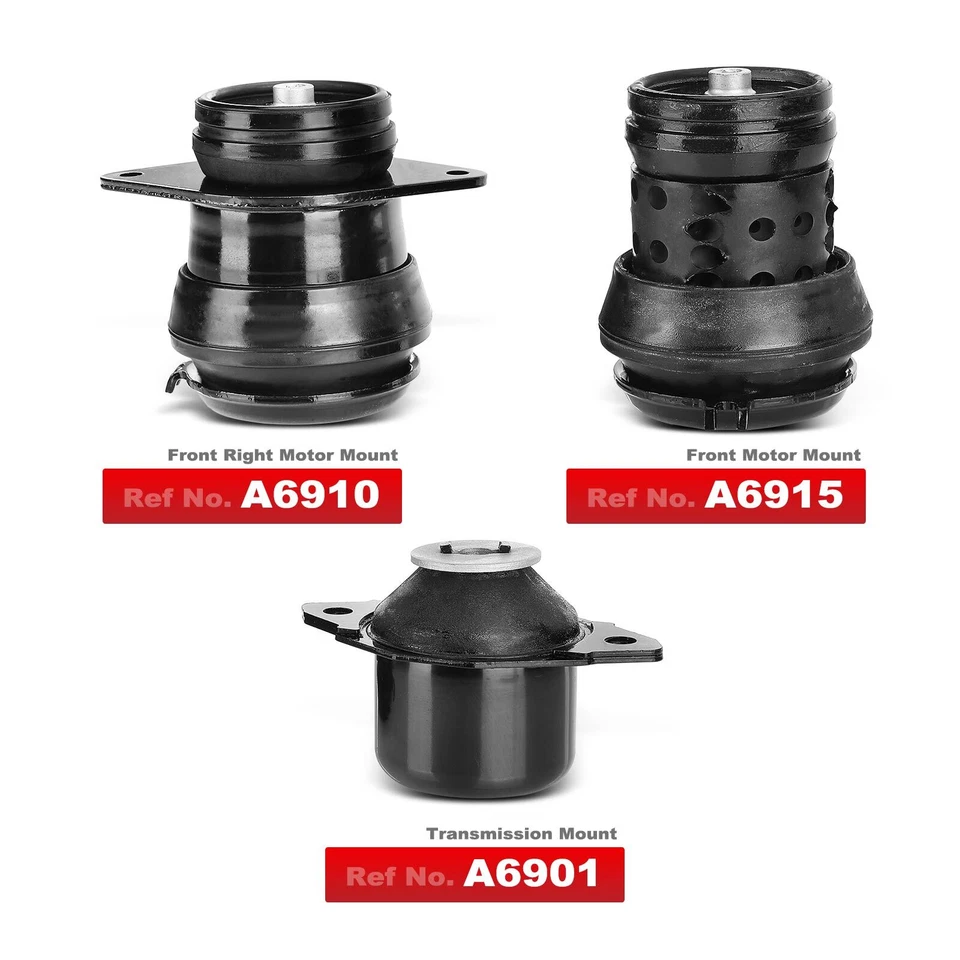 3x Montaje de motor y transmisión para Volkswagen Golf 1993-1998 Jetta Passat Foto 2 de 4