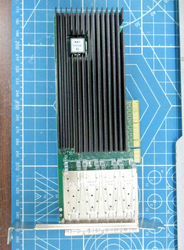 New Silicom PE310G4I71LBEU-XR XL710 XL710-DA4 10GbE 4-Port SFP+ PCIe 3.0 x8 NIC - Picture 4 of 5