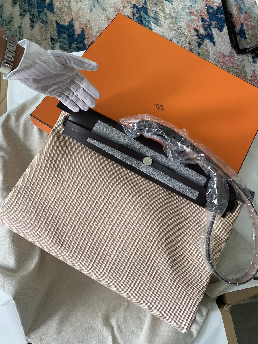 AUTHENTIC BRAND NEW HERMES HERBAG ZIP 31 in Ecru Color