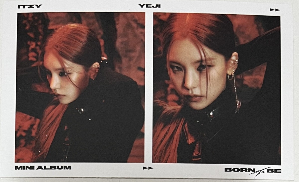 ITZY - BORN TO BE LIMITED VER. Album Ofiicial PHOTOCARD