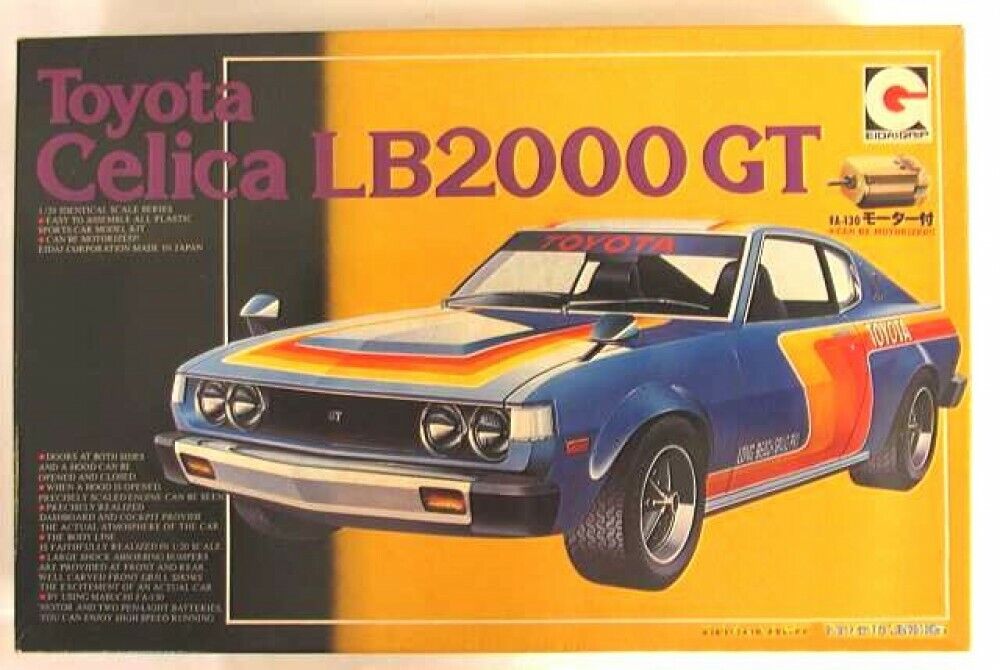 B7 1:28 EIDAI GRIP JAPAN TOYOTA CELICA LB 2000 GT 2000GT RED