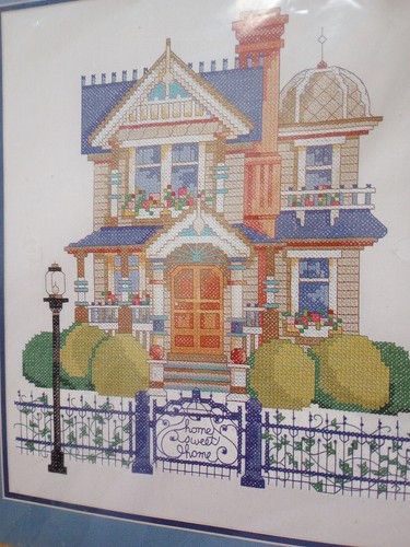 New Bucilla Victorian Charmer Stamped Counted Cross Stitch Kit # 41654  - Picture 3 of 9
