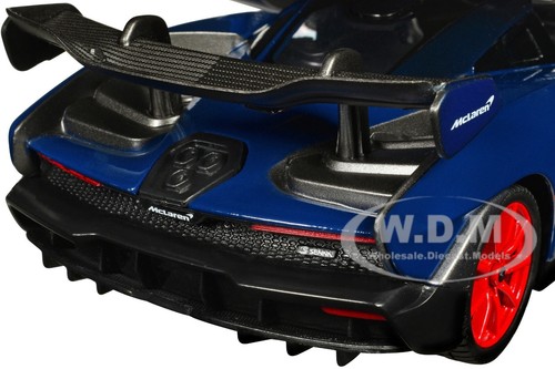 MCLAREN SENNA #56 DARK BLUE "GULF OIL" 1/24 DIECAST MODEL CAR BY MOTORMAX 79668 - Picture 4 of 6