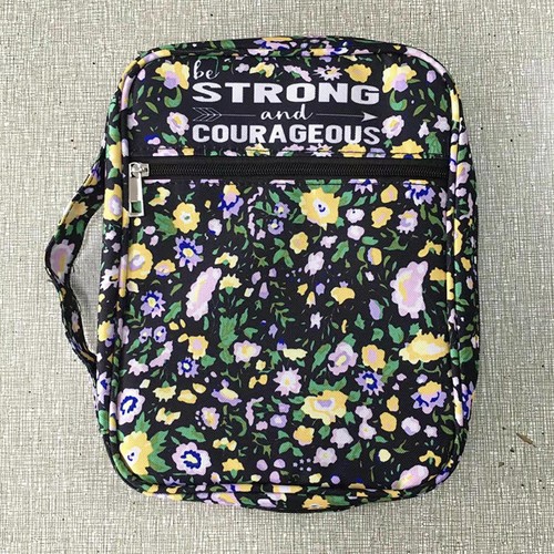 Bible Cover, Carrying Book Case Church Bag with Handle Zippered Pocket Gift - Imagen 34 de 45