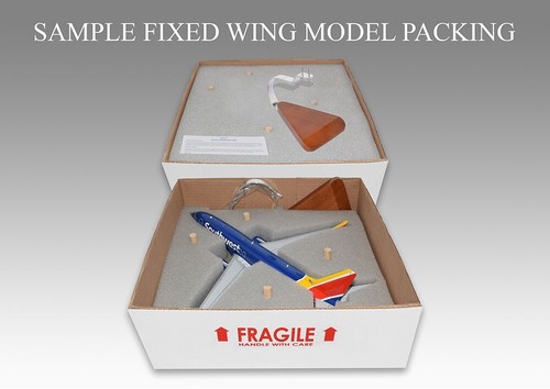 Based on Boeing 2707-200 SST BOAC Solid Wood Model - Moveable Wings - Stand #9 - Picture 7 of 10