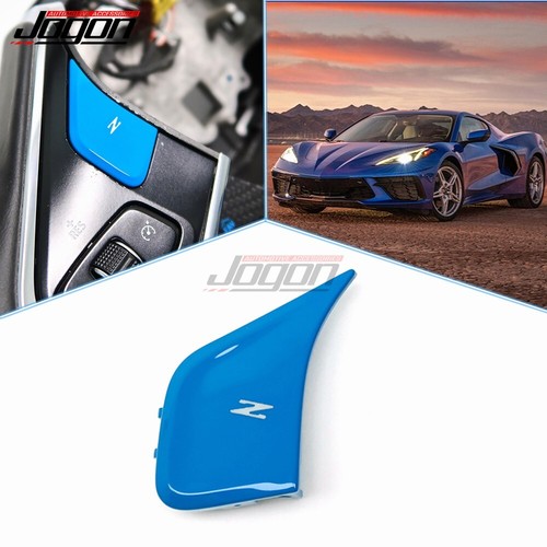 Cubierta decorativa con botón azul volante Z para Corvette C8 Stingray 2020-2023 - Imagen 9 de 9