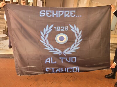 Naples flag 220x150 cm always by your side party shield
