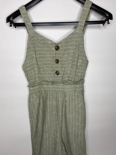 Women’s Romeo + Juliet Couture Linen/Rayon Sleeveless Jumpsuit •Size S *EUC - Picture 5 of 12
