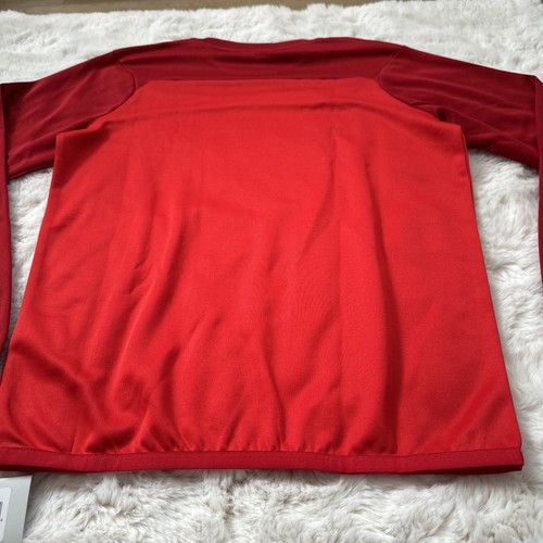 Puma Youth Edito 3 Training Sweat Long Sleeve Red/White YXL - Picture 9 of 9