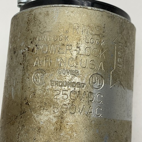 A-H&H Power Lock Female Connector 50A 600VAC (Hubbellock Style) - Picture 9 of 10