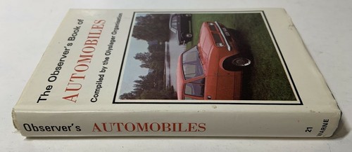 1972 The Observer’s Book Of Automobiles Illustrated Dust Jacket British Morris - Imagen 5 de 10