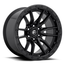 1 20 Inch Black Wheel Rim Fuel Rebel D679 6x5.5 Lug 1mm Chevy GMC Toyota