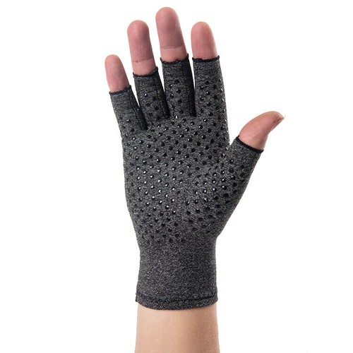 Fingerless Heated Arthritis Hand Support Compression Gloves Brace Pain Relief A+ - Bild 8 von 14