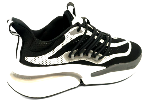 Adidas Alpha Boost Herrenschuhe Turnschuhe UK-Größe 9,5 schwarz weiß HQ4517 - Bild 1 von 18